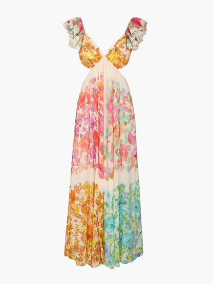 CHLOE | Floral Maxi-Jurk