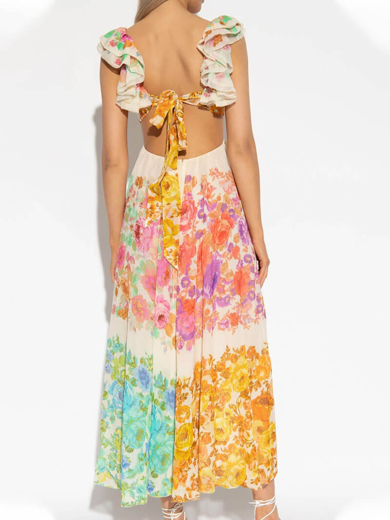 CHLOE | Floral Maxi-Jurk